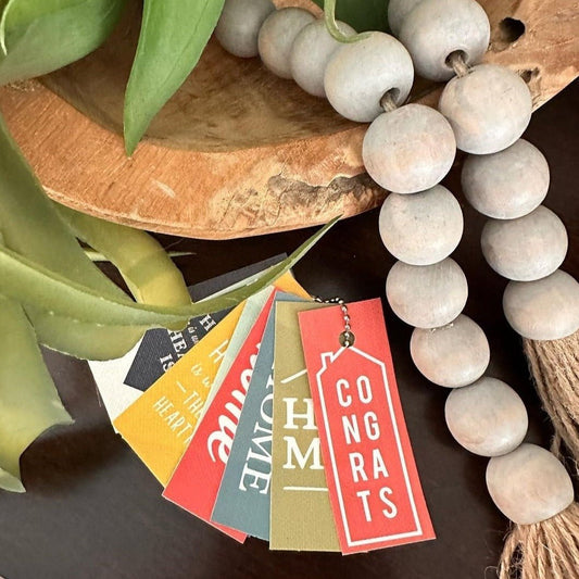 Canvas Key Tags - Multipack No. 2 - All Things Real Estate