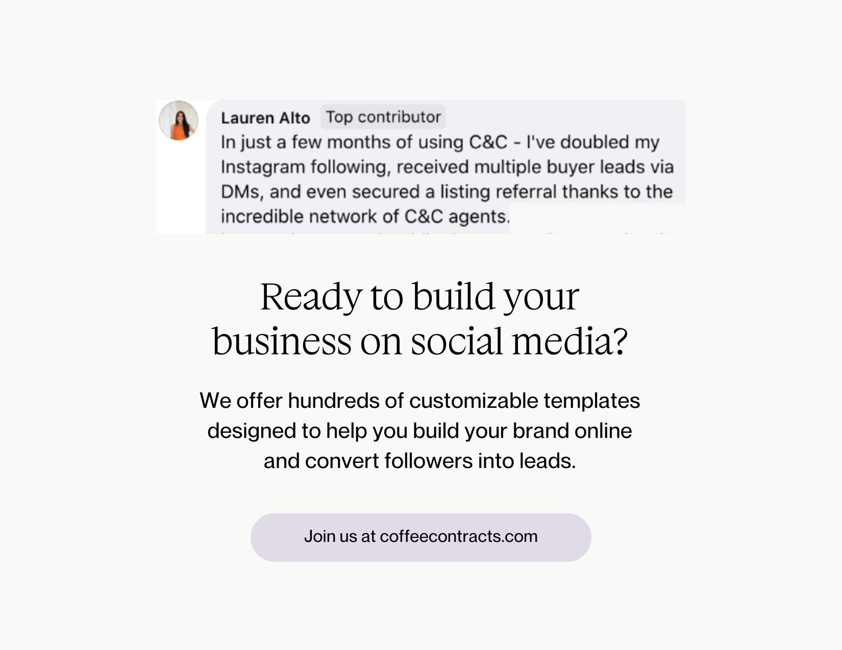 Coffee & Contracts Marketing Membership for Real Estate Agents - All Things Real Estate