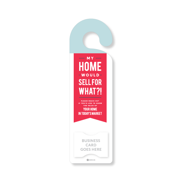 Door Hanger - Home Worth No.1 - All Things Real Estate