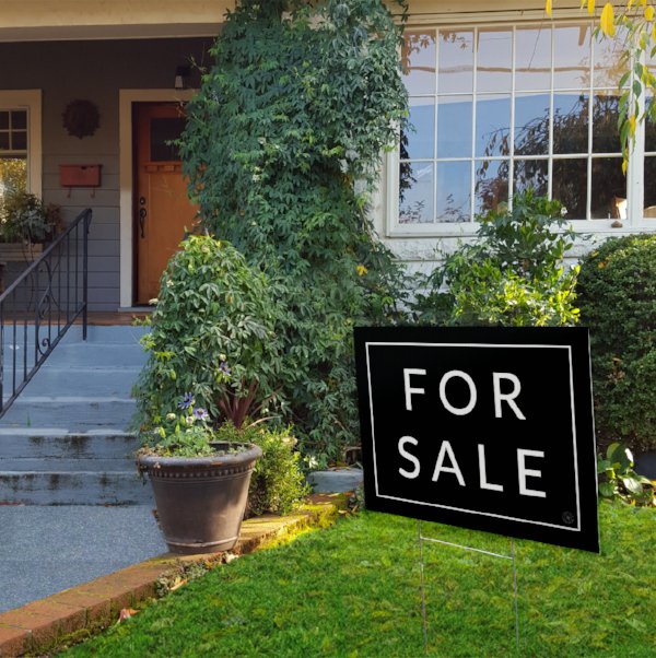 For Sale - Minimal- Yard Sign - All Things Real Estate