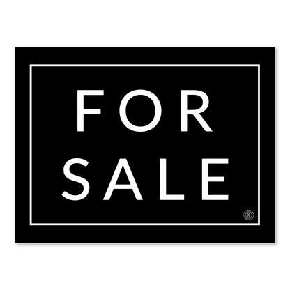 For Sale - Minimal - Yard Sign - Yard Sign - All Things Real Estate