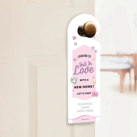 Holiday Door Hanger - Valentine - Fall In Love - All Things Real Estate