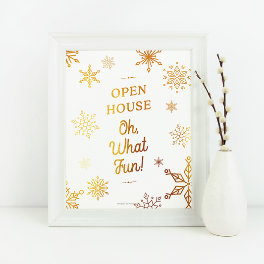 Holiday Open House No. 2 - Downloadable from All Things Real Estate Store