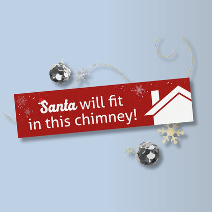 Holiday Sign - Santa Will Fit! - All Things Real Estate