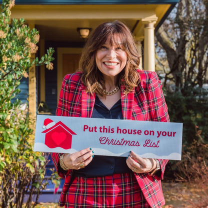 Holiday Sign - Wish List - All Things Real Estate