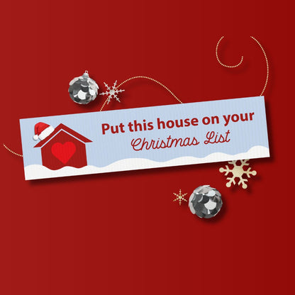 Holiday Sign - Wish List - All Things Real Estate