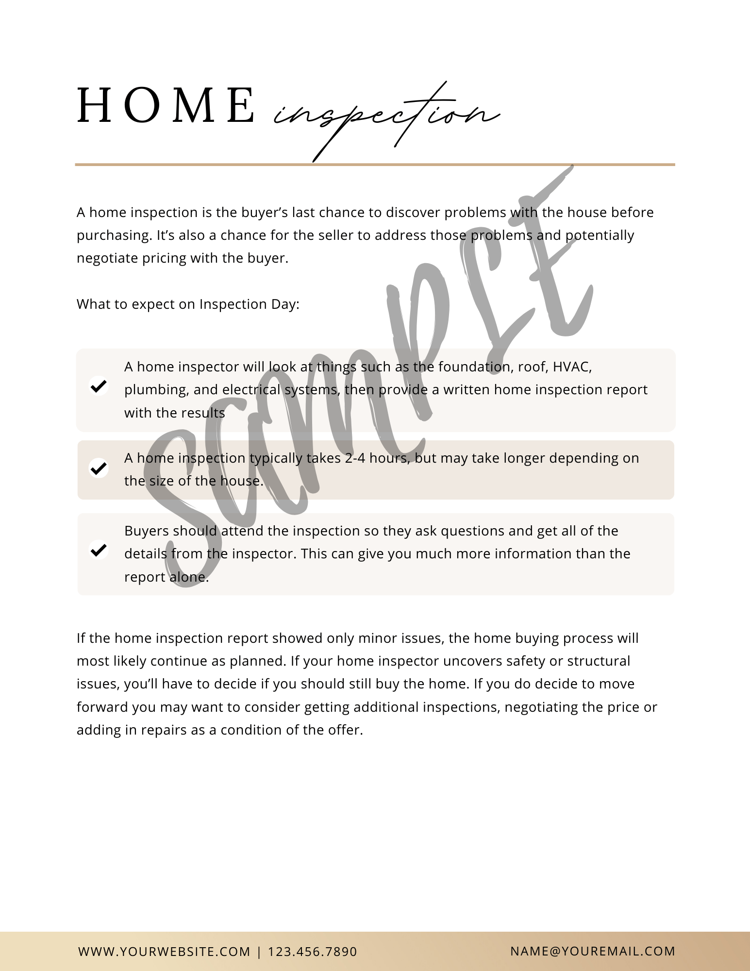 Home Buyer Guide - Canva Editable Template - All Things Real Estate