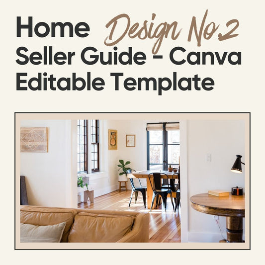 Home Seller Guide - Canva Editable Template - Design No.2 - Canva Templates - All Things Real Estate