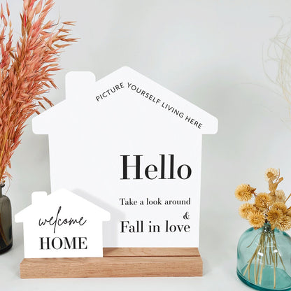 House-Shaped Hello Sign - Kit No.1