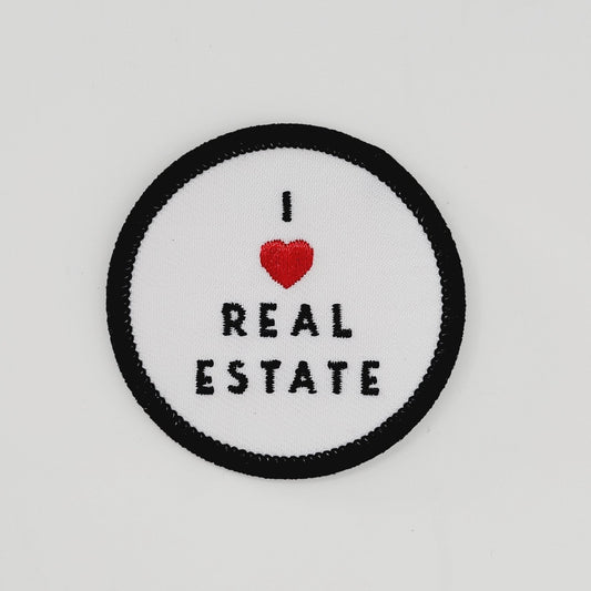 I Heart Real Estate Iron or Sew On Patch - All Things Real Estate