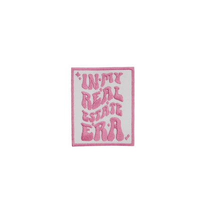 In My Real Estate Era - Pink and White - Iron or Sew On Patch - All Things Real Estate