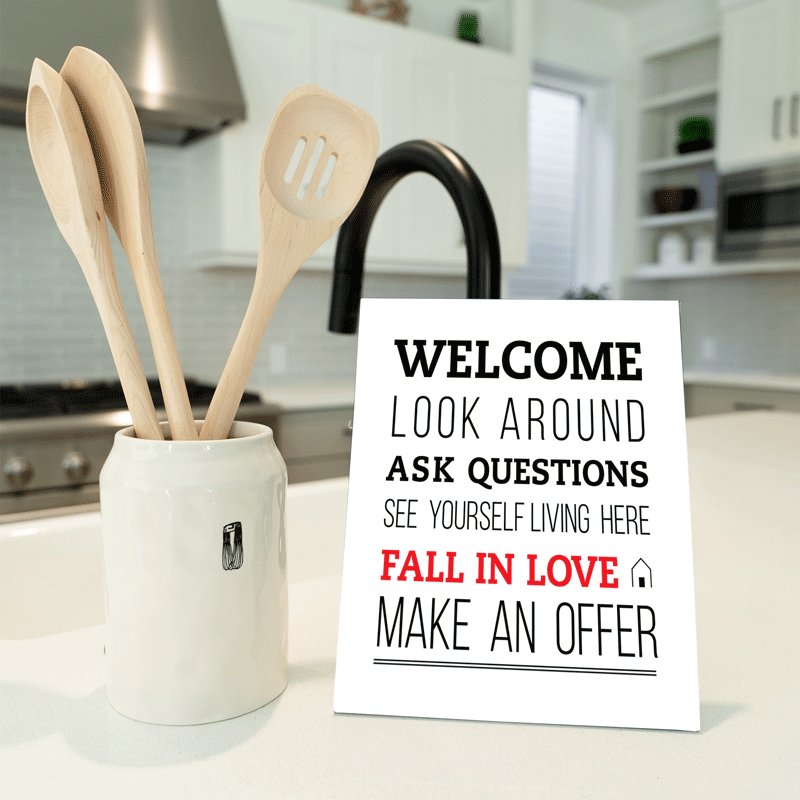 Listing Welcome Sign - No.1 - All Things Real Estate