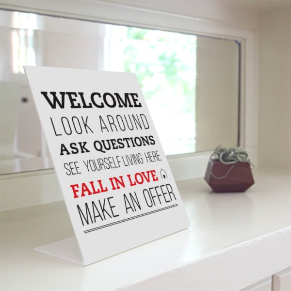 Listing Welcome Sign - No.1 - All Things Real Estate