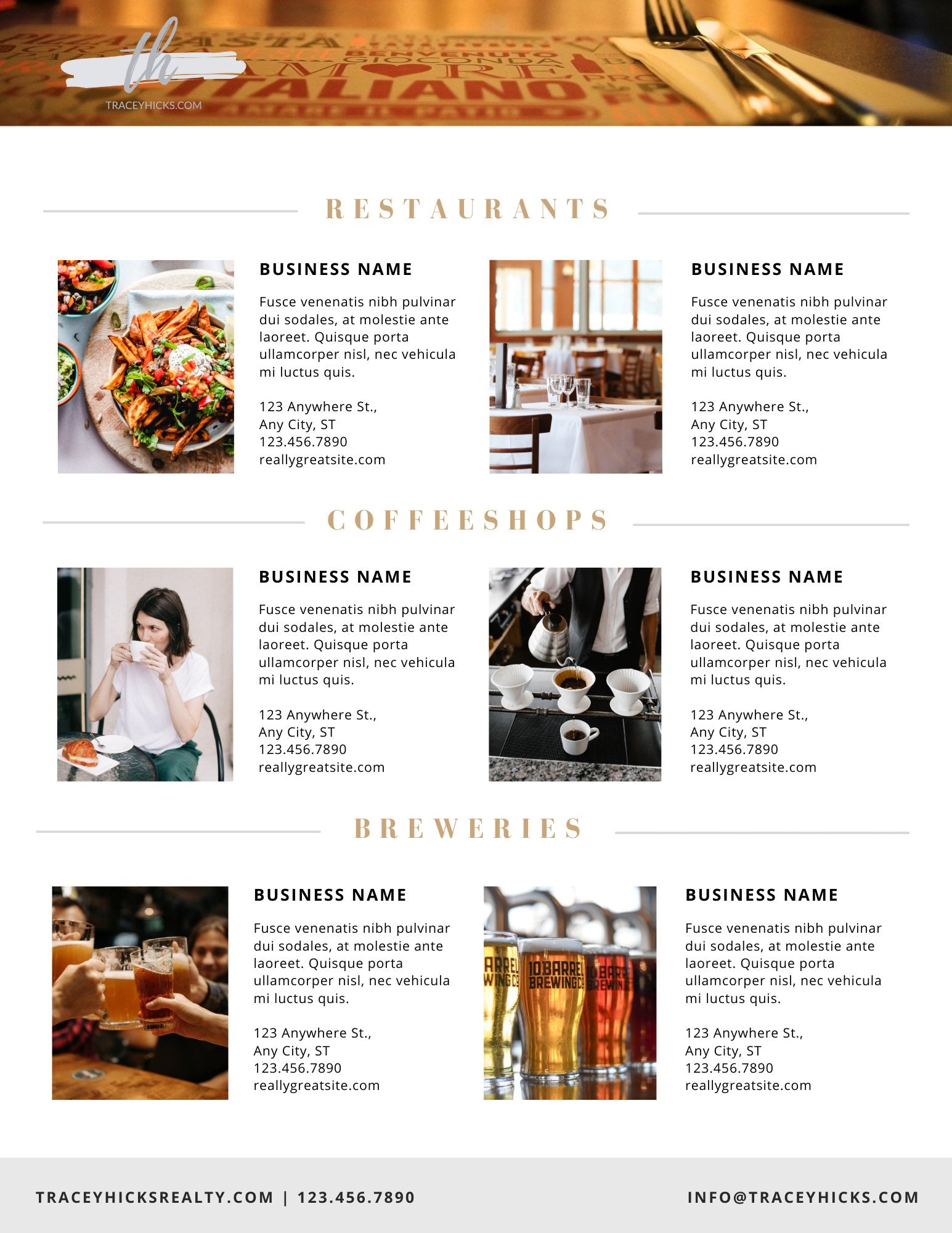 Local Guide for New Homeowners - Style No.1 - Canva Editable Template - All Things Real Estate