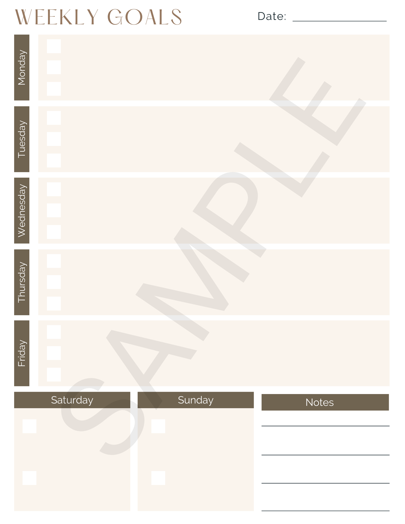 Marketing Planner - Canva Template & Printable - All Things Real Estate