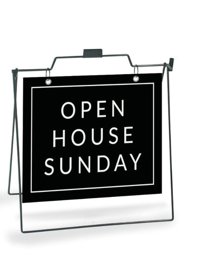 Open House Sunday - Minimal - Yard Sign - All Things Real Estate