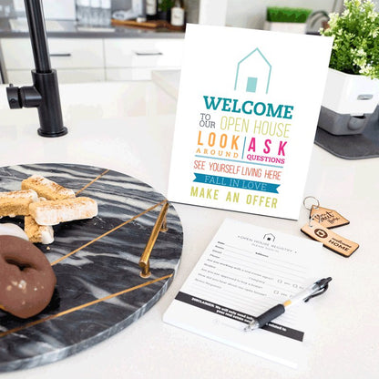 Open House Welcome Sign - No.4