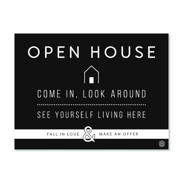 Open House Welcome Yard Sign No.6 - Yard Sign - All Things Real Estate