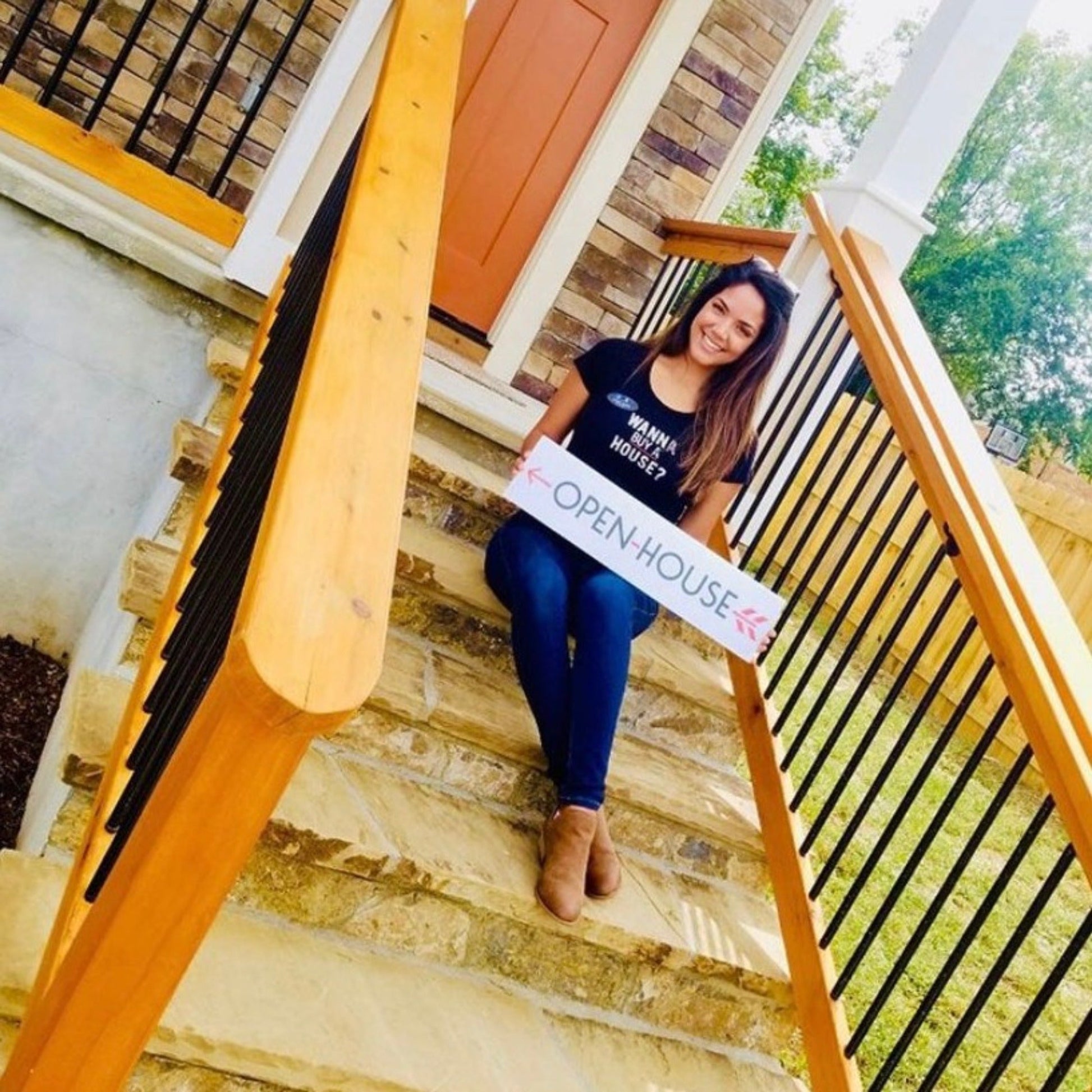 Open House - White w Red Arrow - All Things Real Estate