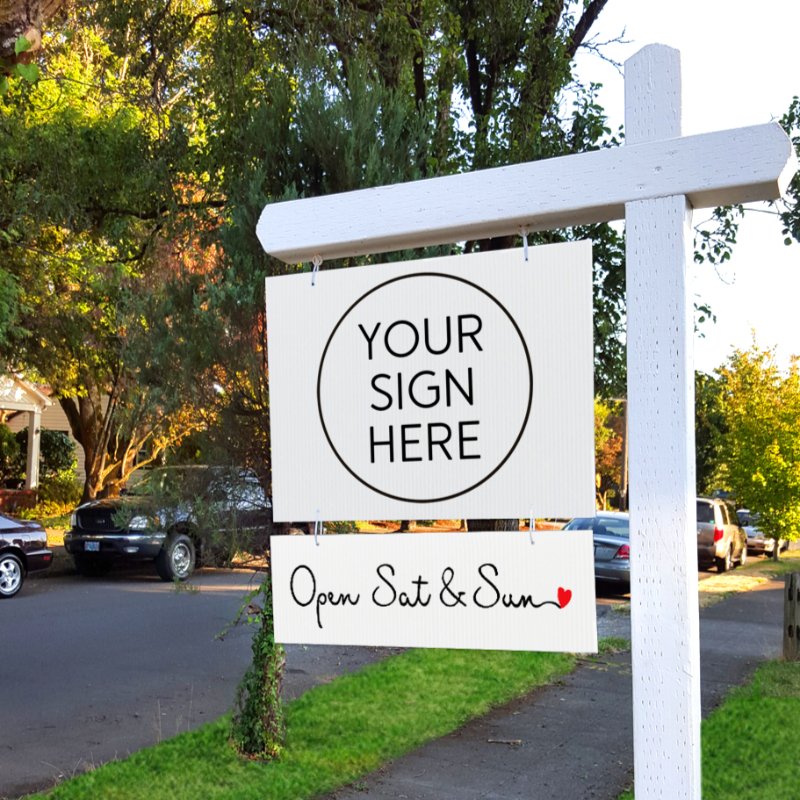 Open Sat & Sun (Cursive) - All Things Real Estate