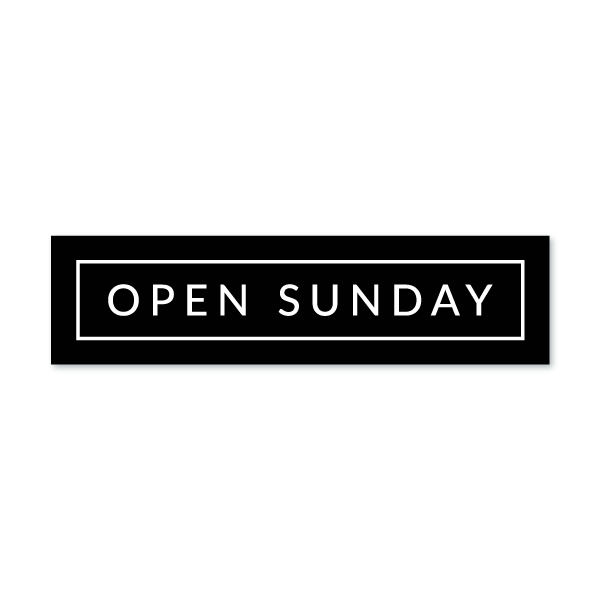 Open Sunday - Minimal - All Things Real Estate