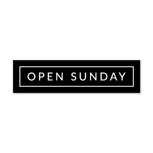 Open Sunday - Minimal - All Things Real Estate