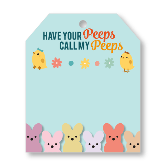 Pop-By Gift Tags - Easter - Peeps - All Things Real Estate