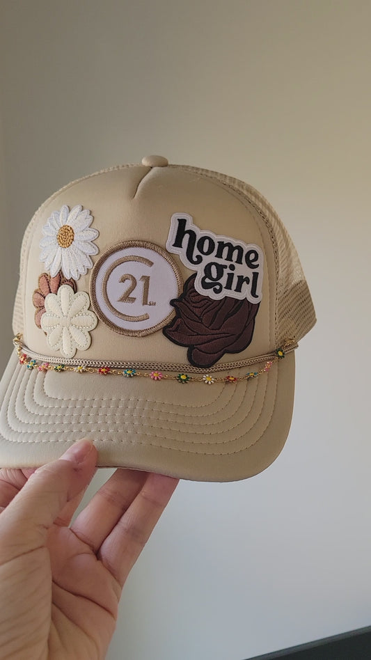 Limited Edition Foam Trucker Patch Hat – Century 21, Home Girl, Daisies + Floral Chain Trim