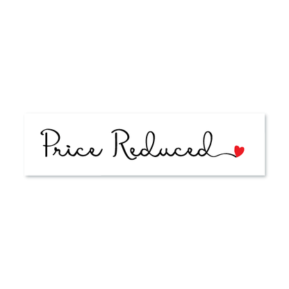 Price Reduced - Cursive - All Things Real Estate