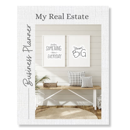Real Estate Business Planner - Canva Template & Printable - All Things Real Estate