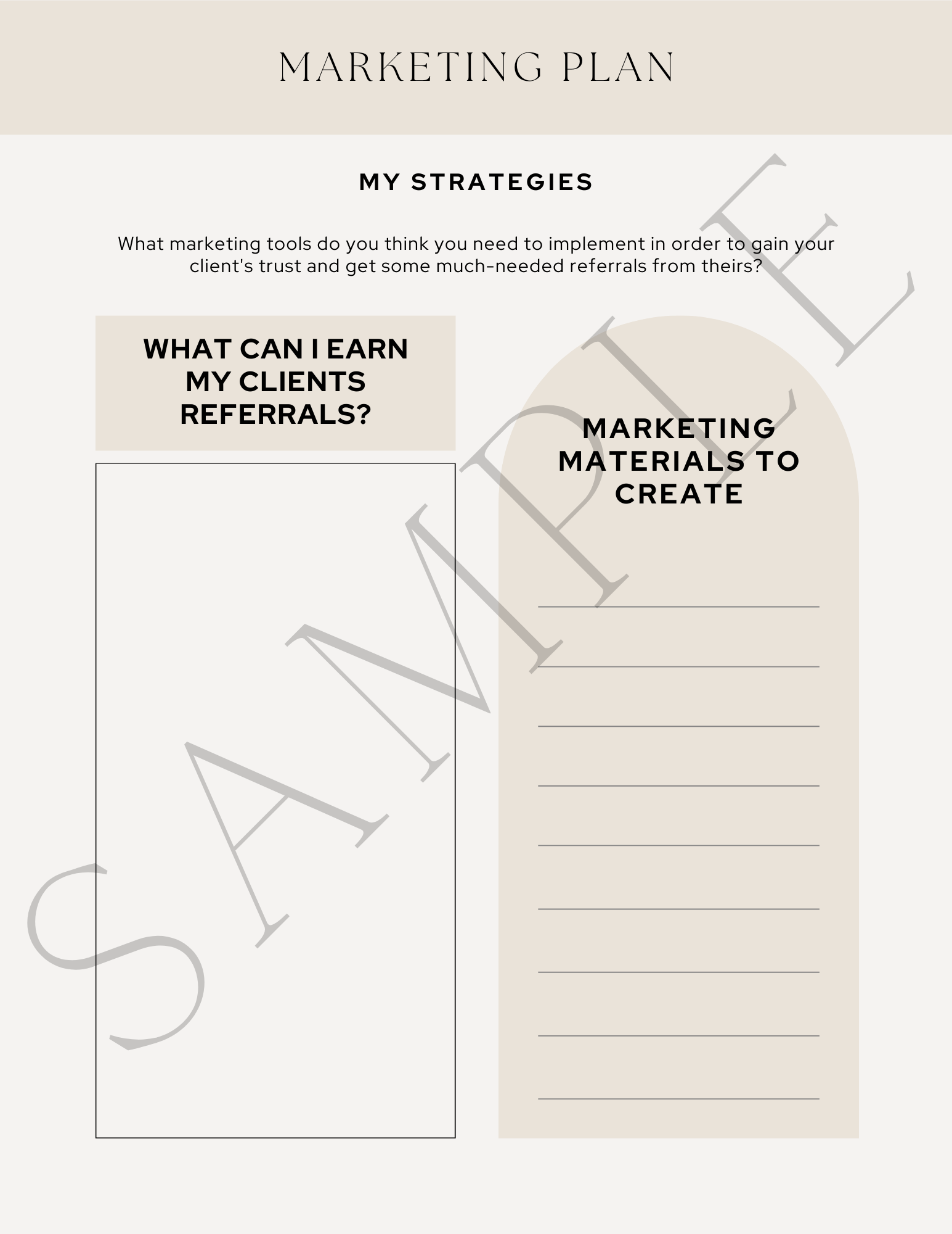 Real Estate Business Planner - Canva Template & Printable - All Things Real Estate