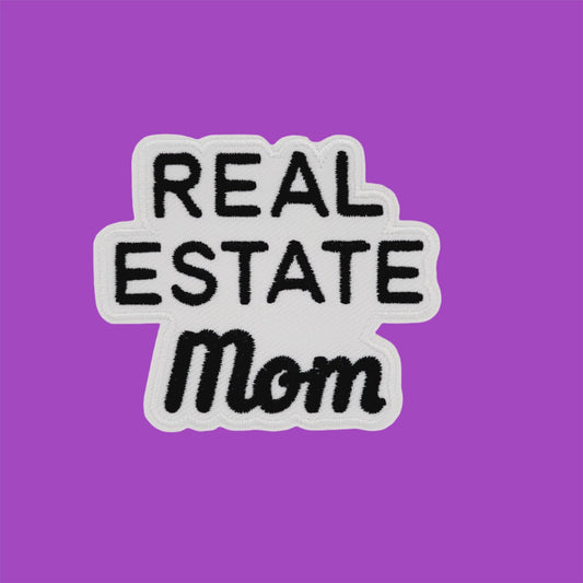 Real Estate Kid Mom Iron or Sew On Patch - All Things Real Estate