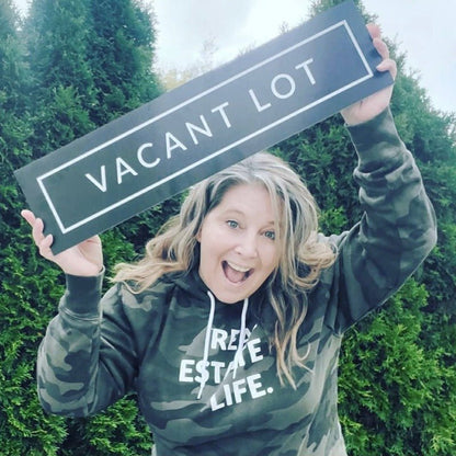 Real Estate Life.™ - Camo - Lightweight Unisex Hoodie - All Things Real Estate