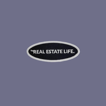 Real Estate Life. - Oval - Iron or Sew On Patch - All Things Real Estate
