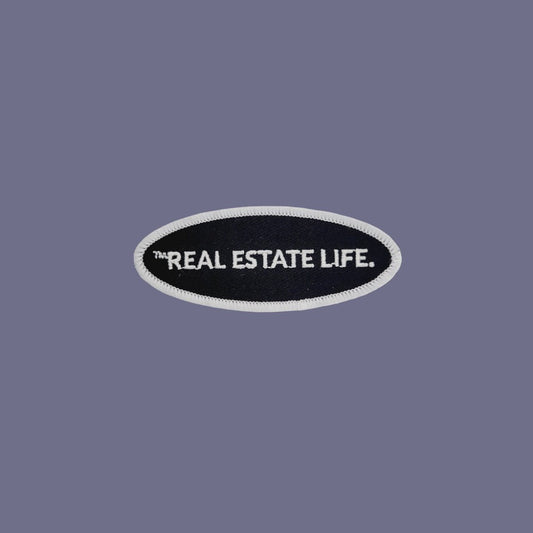 Real Estate Life. - Oval - Iron or Sew On Patch - All Things Real Estate