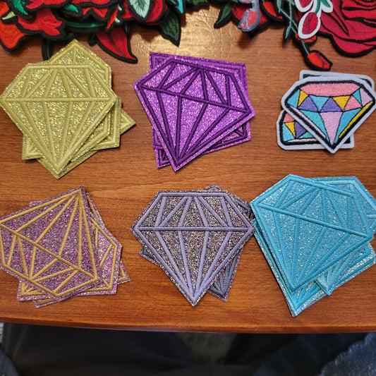 Diamond Iron On Patches