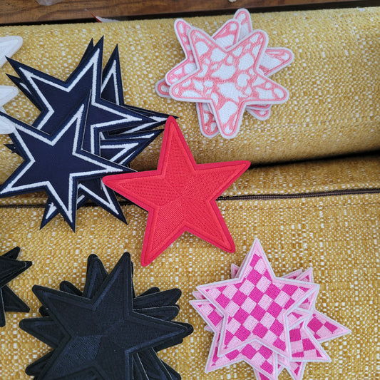 Assorted stars Patches - pack of 44