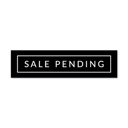 Sale Pending - Minimal - All Things Real Estate