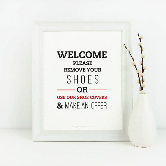 Shoe Sign No.1 - Downloadable - All Things Real Estate