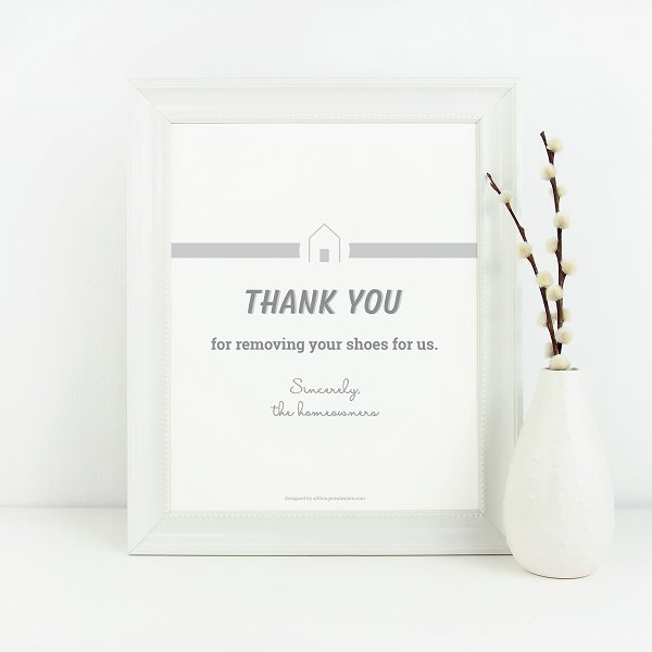 Shoe Sign No.3 - Downloadable - All Things Real Estate