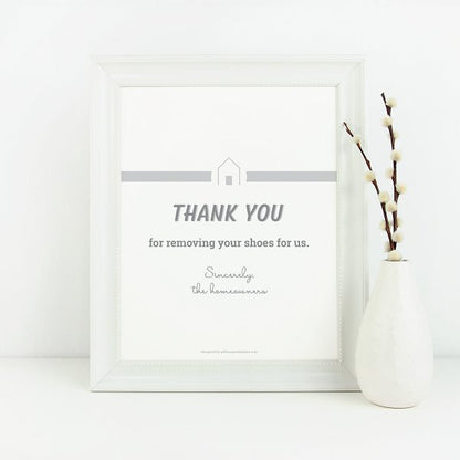 Shoe Sign No.3 - Downloadable - All Things Real Estate