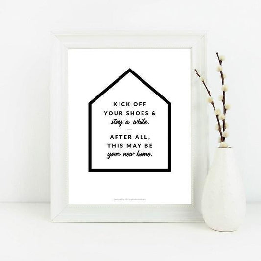 Shoe Sign No.6 - Downloadable - All Things Real Estate