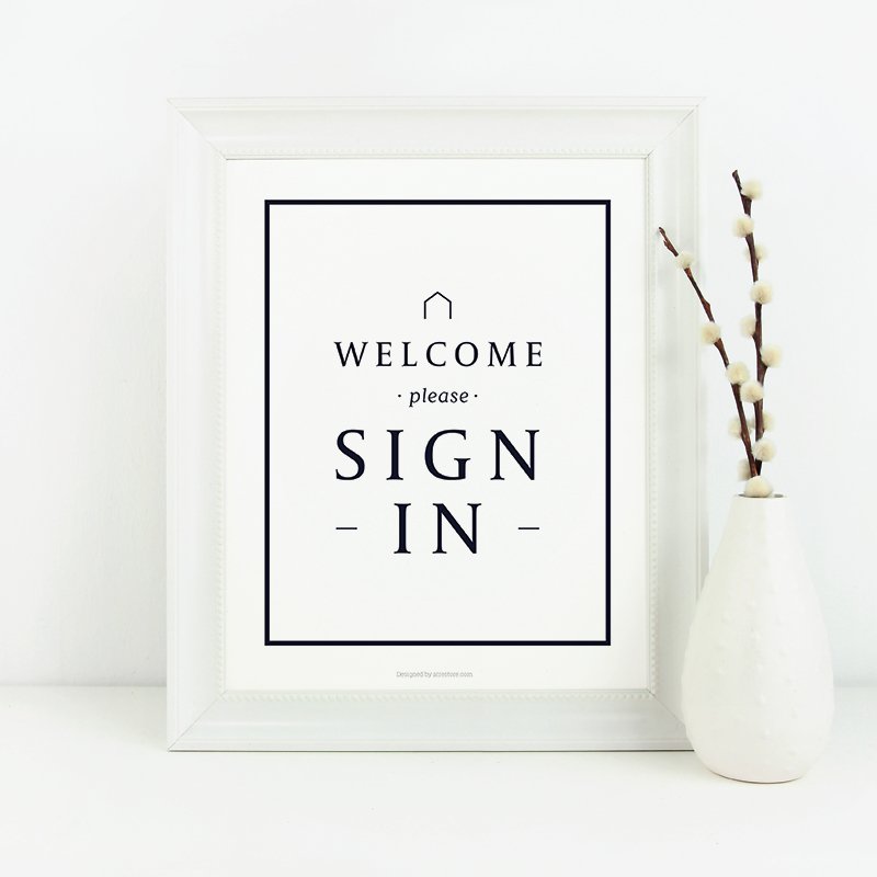 Sign In Sign No.3 - Downloadable - All Things Real Estate