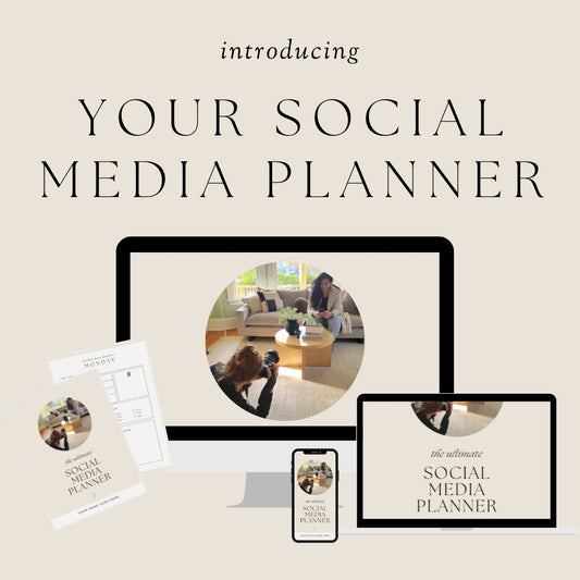 Social Media Planner - Canva Template & Printable - house and key studio