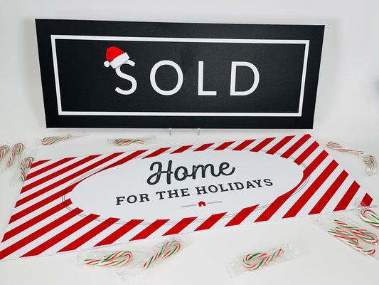 Sold / Home For The Holidays - Holiday 9x24 Testimonial Prop™ - All Things Real Estate