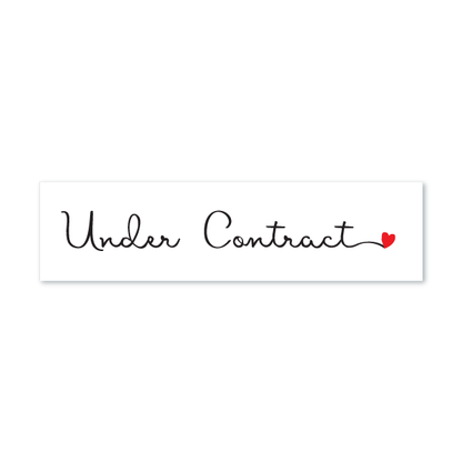Under Contract - Cursive - All Things Real Estate