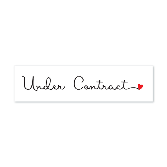 Under Contract - Cursive - All Things Real Estate
