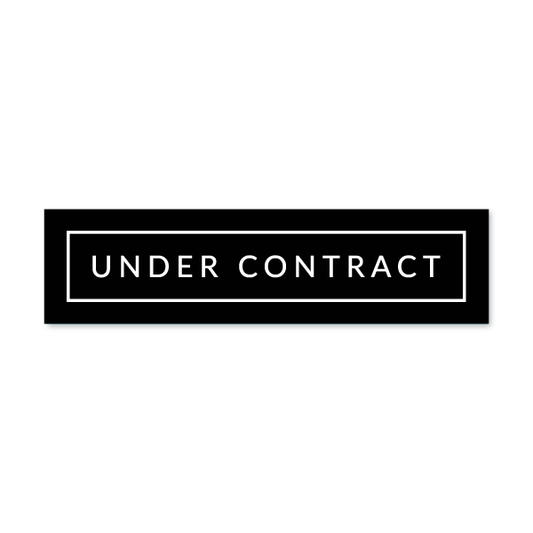 Under Contract - Minimal - All Things Real Estate